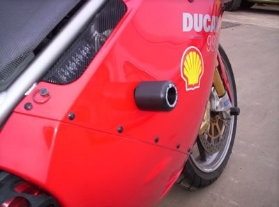 Padací chrániče - Ducati 998, 998R, 996R, 748R, černé